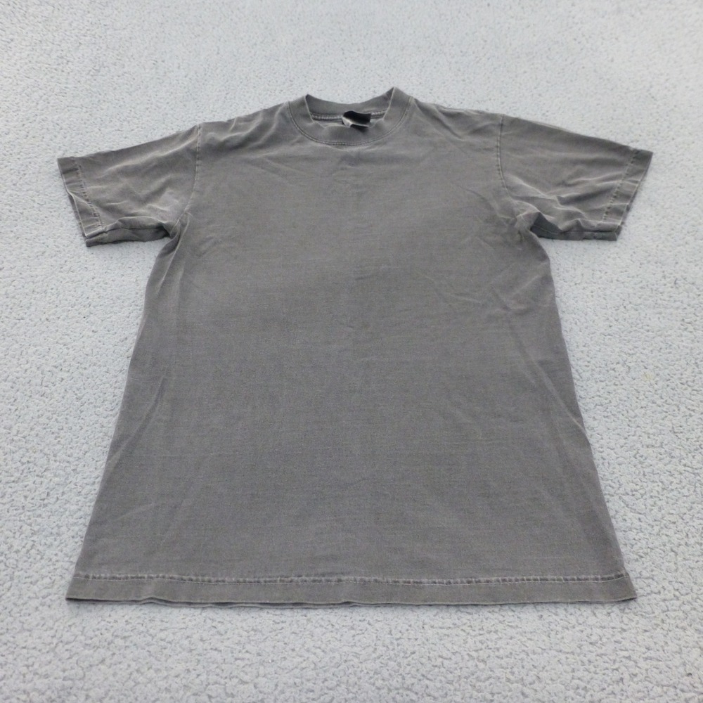 Shaka Wear T-Shirt Super Max Heavyweight Garment Dye Mens Small Charcoal Grey